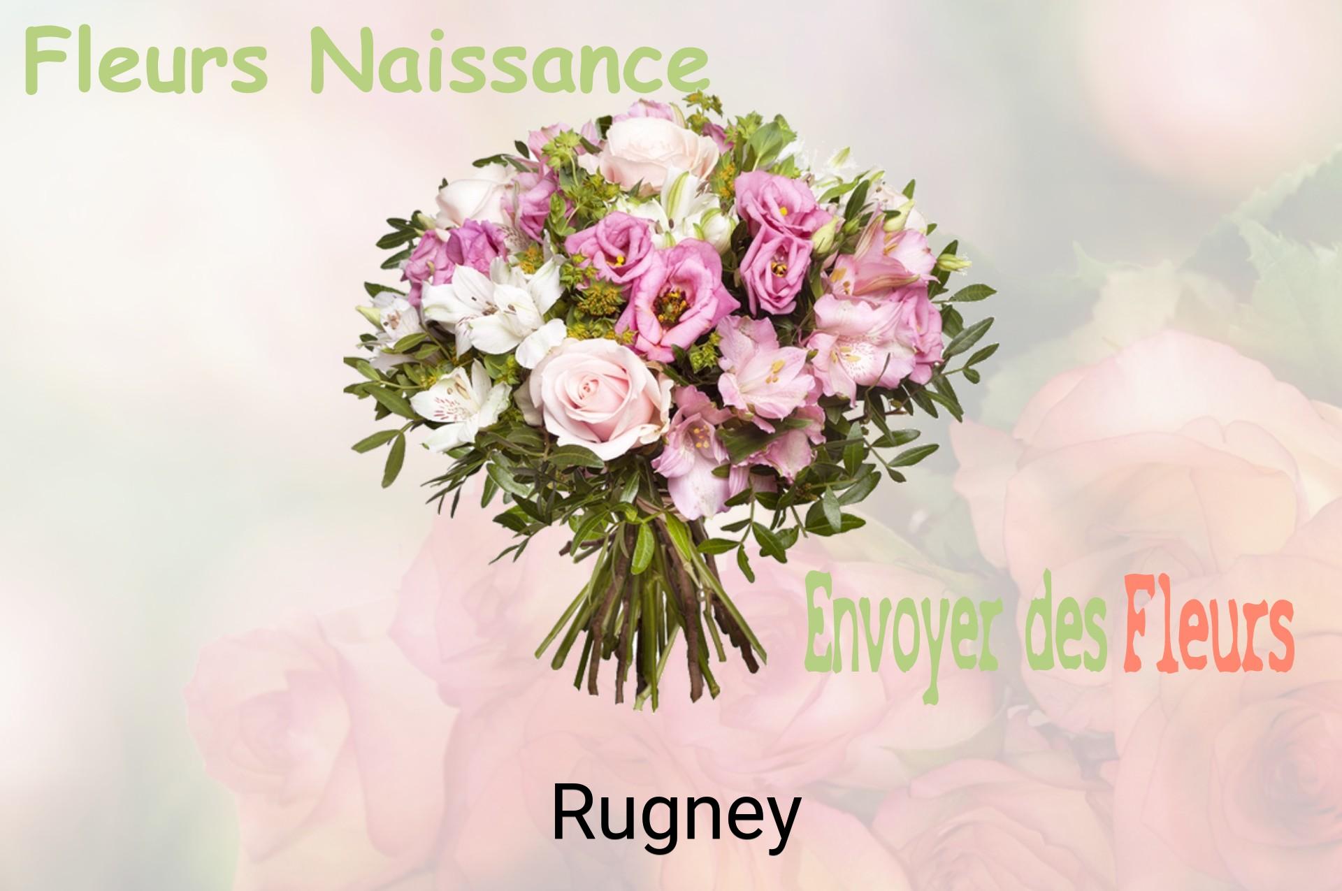 Bouquet de fleurs de naissance livré à Rugney